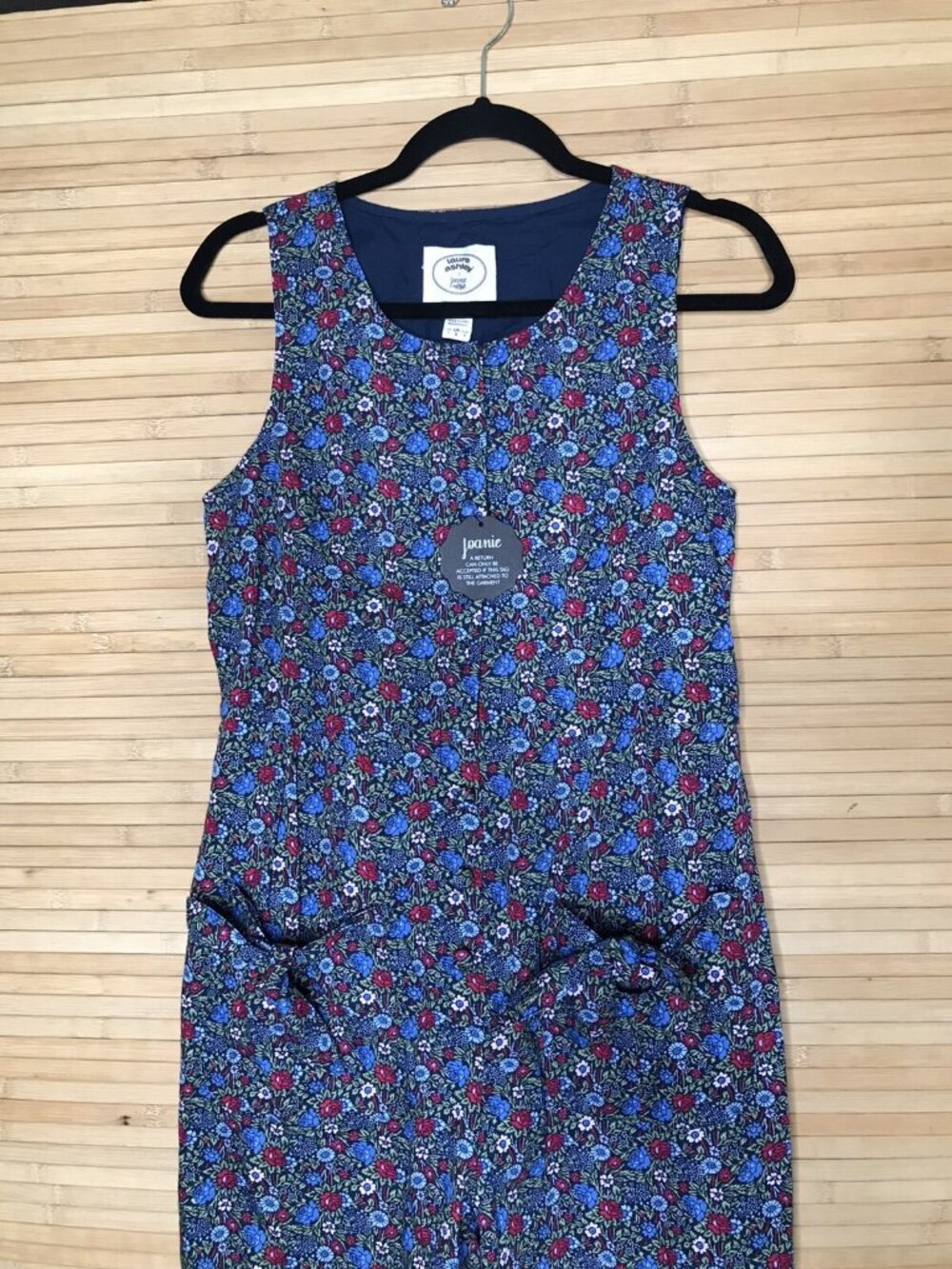 NWT retro Laura Ashley x Joanie Adult Romper sz 4 jumpsuit cottagecore Deryn - Picture 3 of 7